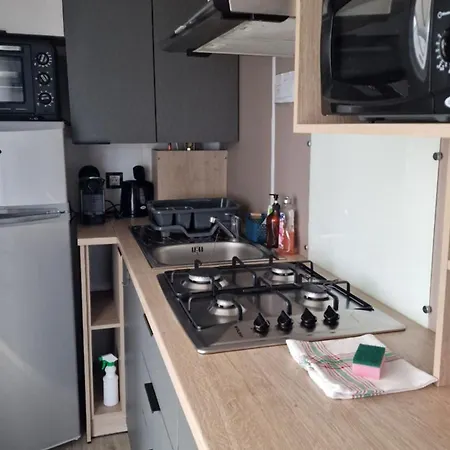 Mobilhome Clim Tele La Falaise 4 Etoiles Kemping Narbona