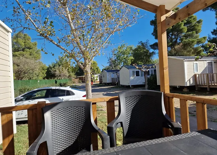 Mobilhome Clim Tele La Falaise 4 Etoiles Campingplads *